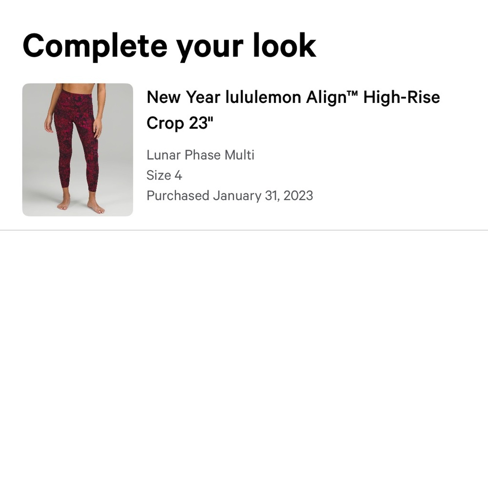 Lululemon align - Picture 5 of 5
